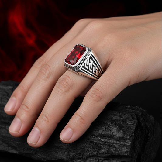 Ancient Greek Mythology - Ruby Ring
