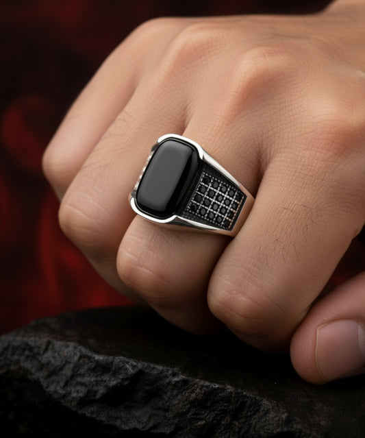 Ottoman Dynasty Black Ring