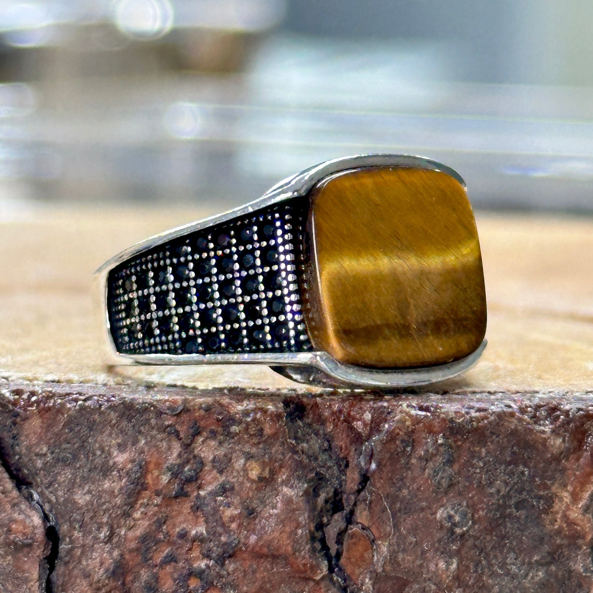 Tiger Eye Turkish Ring