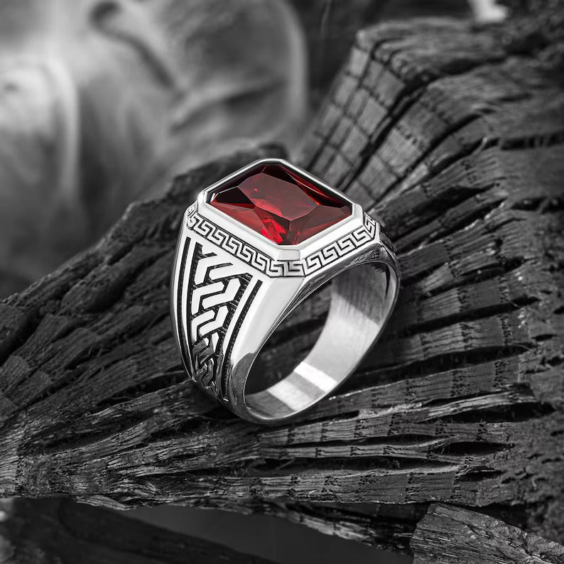 Ancient Greek Mythology - Ruby Ring